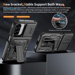 Custodia ibrida in PC e TPU con supporto invisibile per Galaxy A17 / A26 5G