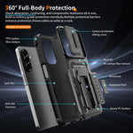 Custodia ibrida in PC e TPU con supporto invisibile per Galaxy A17 / A26 5G