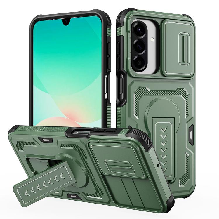 Custodia ibrida in PC e TPU con supporto invisibile per Galaxy A17 / A26 5G