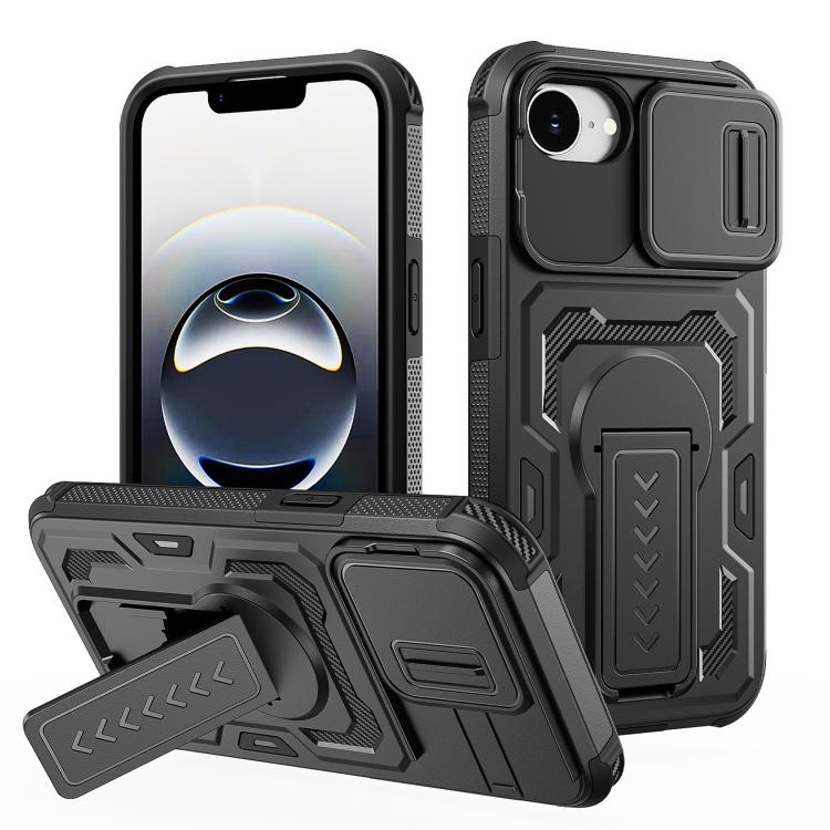 Custodia ibrida PC e TPU con supporto per iPhone 17 e 16
