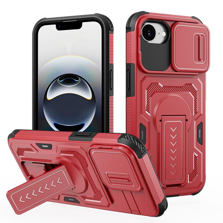 Custodia ibrida PC e TPU con supporto per iPhone 17 e 16
