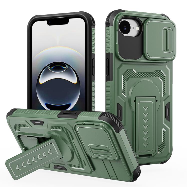 Custodia ibrida PC e TPU con supporto per iPhone 17 e 16