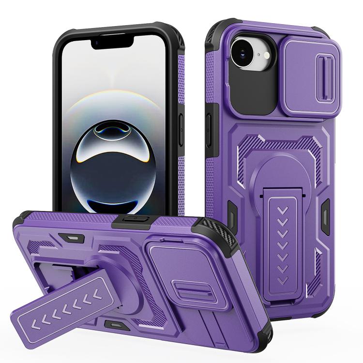 Custodia ibrida PC e TPU con supporto per iPhone 17 e 16
