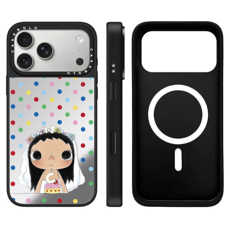 Custodia magnetica con specchio per iPhone 17 Pro Max