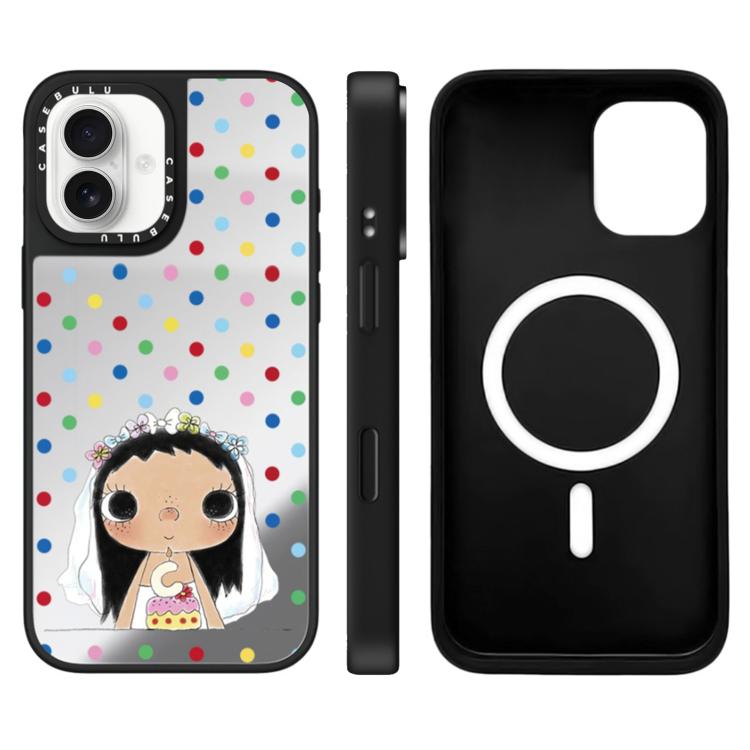 Custodia magnetica con specchio per iPhone 17 Pro Max