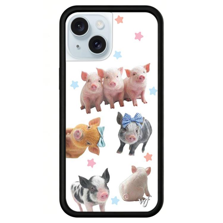 Custodia TPU con motivo pecore per iPhone 15 Plus