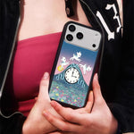 Custodia TPU con motivo pecore per iPhone 15 Plus