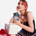 Custodia TPU con motivo pecore per iPhone 15 Plus