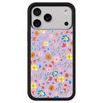 Custodia TPU con motivo WildFlow per iPhone 17 Pro Max