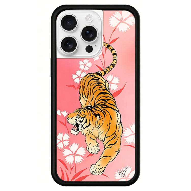 Custodia TPU con motivo WildFlow per iPhone 16 Pro Max