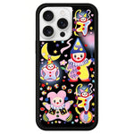 Custodia TPU con motivo WildFlow per iPhone 16 Pro Max