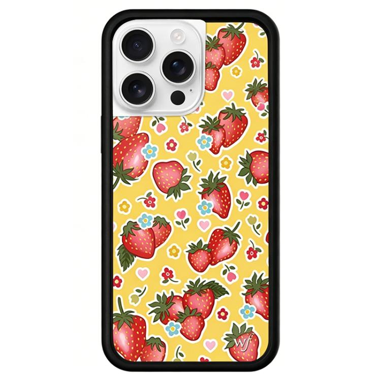 Custodia TPU con motivo WildFlow per iPhone 16 Pro Max