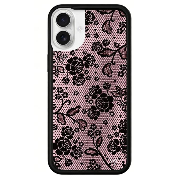 Custodia TPU con motivo WildFlow per iPhone 16 Pro Max