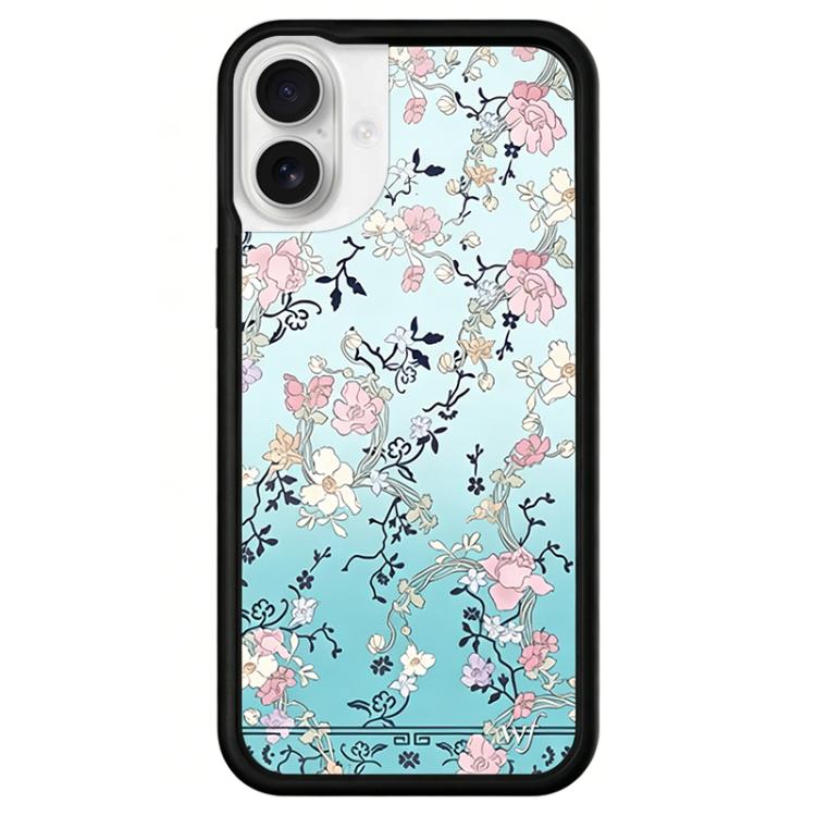 Custodia TPU con motivo WildFlow per iPhone 16 Pro Max
