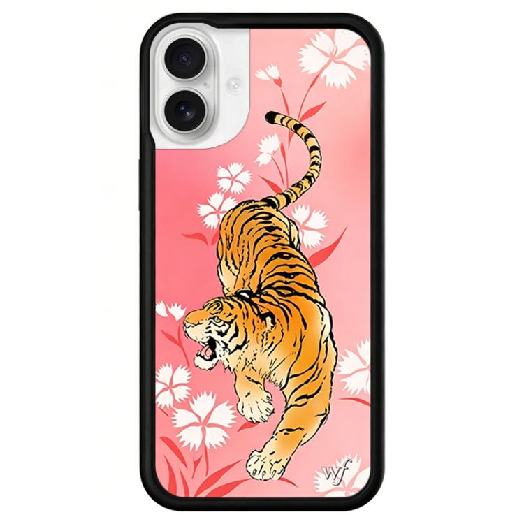 Custodia TPU con motivo WildFlow per iPhone 16 e 15 Pro