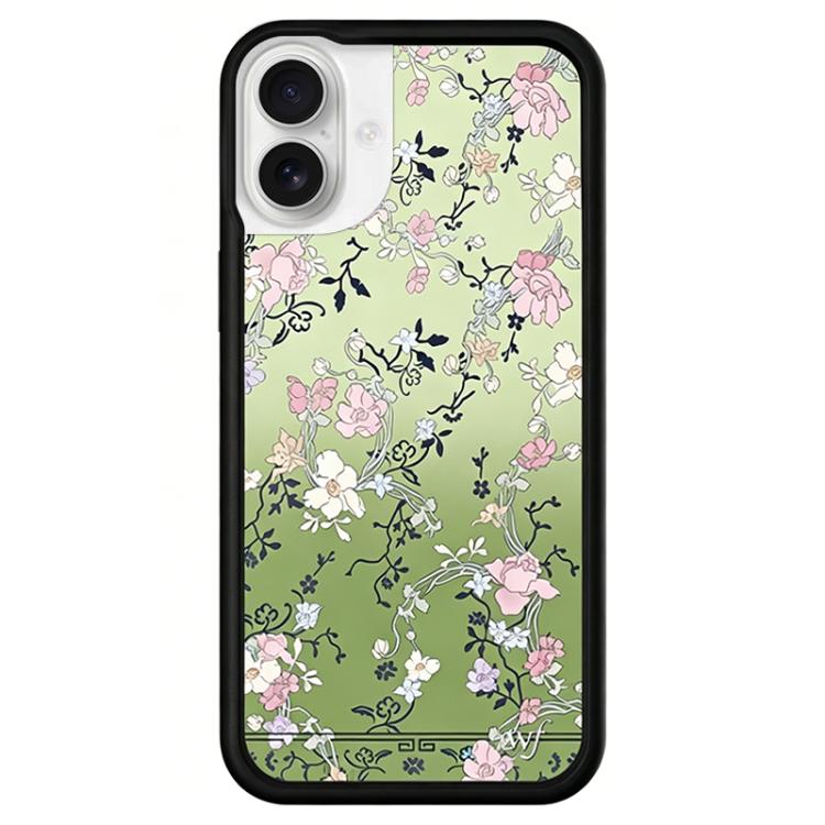 Custodia TPU con motivo WildFlow per iPhone 16 e 15 Pro