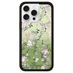 Custodia TPU con motivo WildFlow per iPhone 16 e 15 Pro