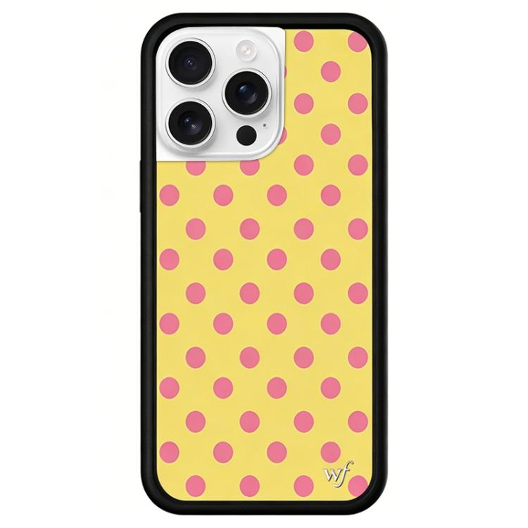 Custodia TPU con motivo WildFlow per iPhone 16 e 15 Pro