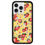 Custodia TPU con motivo WildFlow per iPhone 16 e 15 Pro