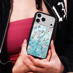 Custodia TPU con motivo WildFlow per iPhone 17 Pro Max