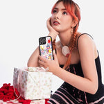 Custodia TPU con motivo WildFlow per iPhone 16 Pro Max