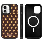 Custodia magnetica specchio con motivo leopardo per iPhone 17 Pro