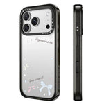 Custodia acrilico trasparente con pulsante per iPhone 17 Pro Max