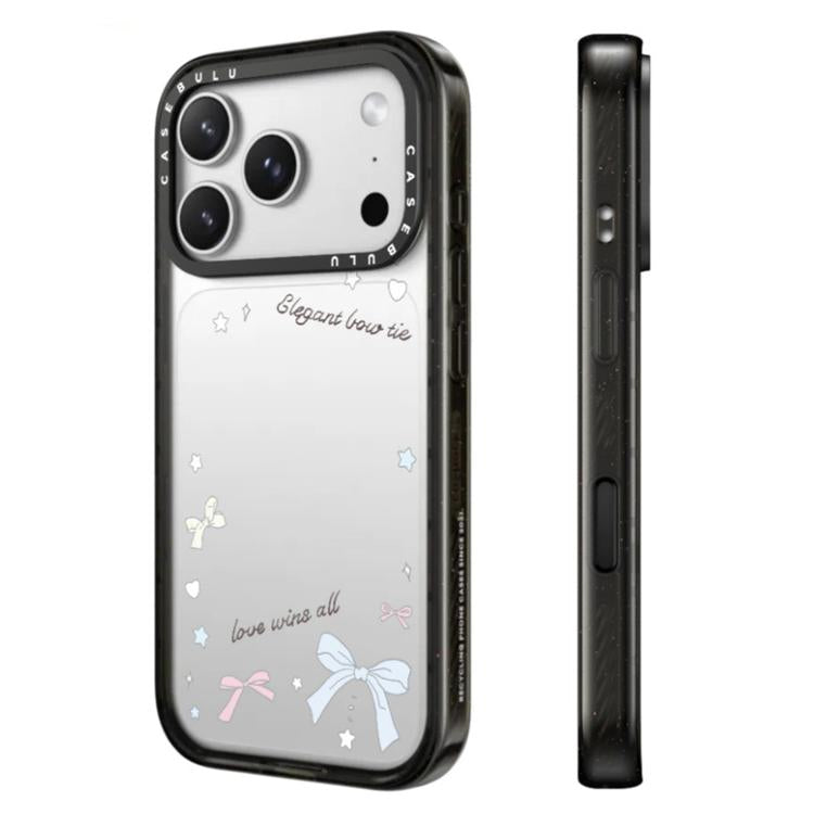 Custodia acrilico trasparente con pulsante per iPhone 17 Pro Max