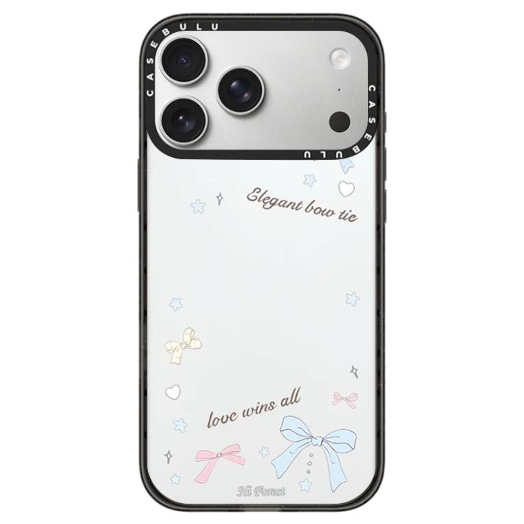 Custodia acrilico trasparente con pulsante per iPhone 17 Pro Max