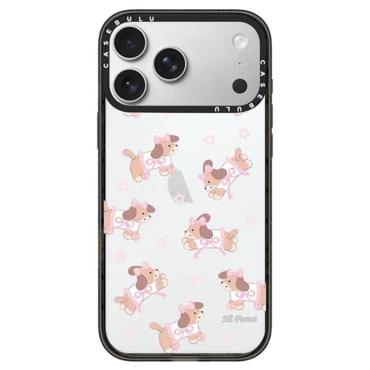 Custodia acrilico trasparente con pulsante per iPhone 17 Pro Max