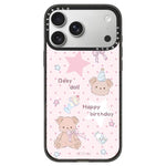 Custodia acrilico trasparente con pulsante per iPhone 17 Pro Max