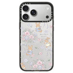 Custodia acrilico trasparente con pulsante per iPhone 17 Pro Max