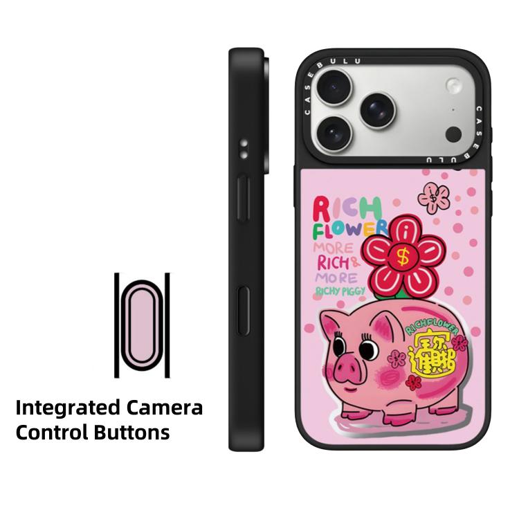 Custodia TPU con specchio e controllo fotocamera per iPhone 17 Pr