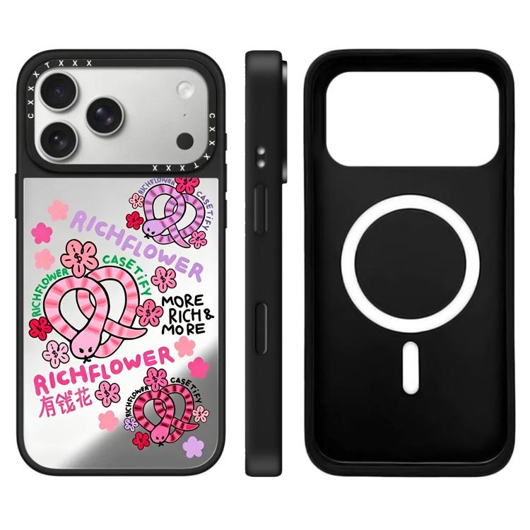 Custodia magnetica con specchio per iPhone 17 Pro Max