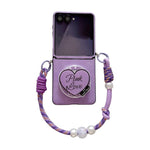 Custodia antiurto in ecopelle vegana con fibbia magnetica per Galaxy Z Flip6 / 7
