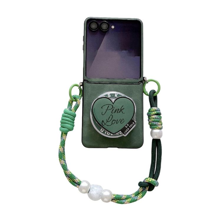 Custodia antiurto in ecopelle vegana con fibbia magnetica per Galaxy Z Flip6 / 7