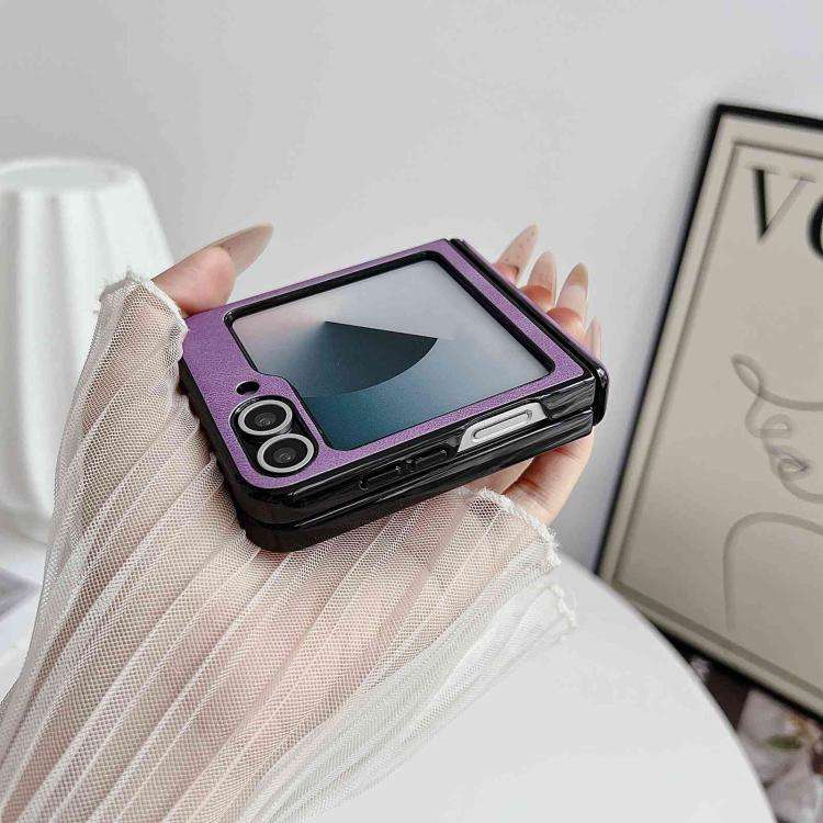 Custodia per telefono antiurto magnetica in ecopelle vegana Axis, For Galaxy Z Flip6 / 7 FE, For Galaxy Z Flip7 5G, For Galaxy Z Flip5