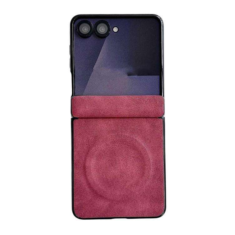 Custodia per telefono antiurto magnetica in ecopelle vegana Axis, For Galaxy Z Flip6 / 7 FE, For Galaxy Z Flip7 5G, For Galaxy Z Flip5