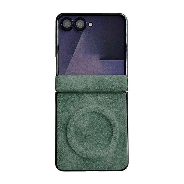 Custodia per telefono antiurto magnetica in ecopelle vegana Axis, For Galaxy Z Flip6 / 7 FE, For Galaxy Z Flip7 5G, For Galaxy Z Flip5