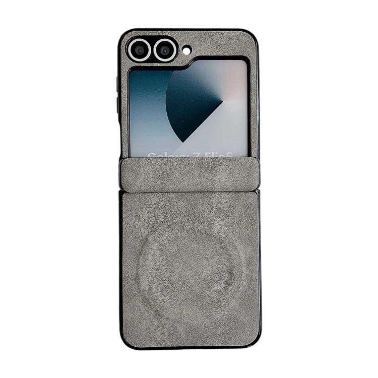 Custodia per telefono antiurto magnetica in ecopelle vegana Axis, For Galaxy Z Flip6 / 7 FE, For Galaxy Z Flip7 5G, For Galaxy Z Flip5