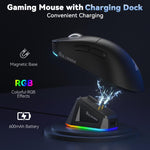 Mouse da gioco wireless SOLA SM822 Tri-Mode 24000 DPI