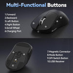 Mouse da gioco wireless SOLA SM822 Tri-Mode 24000 DPI