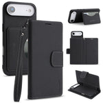 Custodia portafoglio magnetica in ecopelle per iPhone Air