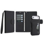 Custodia portafoglio magnetica in ecopelle per iPhone Air