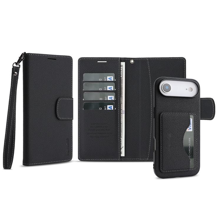 Custodia portafoglio magnetica in ecopelle per iPhone Air