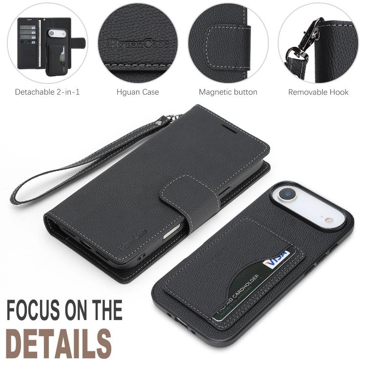 Custodia portafoglio magnetica in ecopelle per iPhone Air