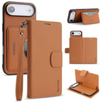 Custodia portafoglio magnetica in ecopelle per iPhone Air