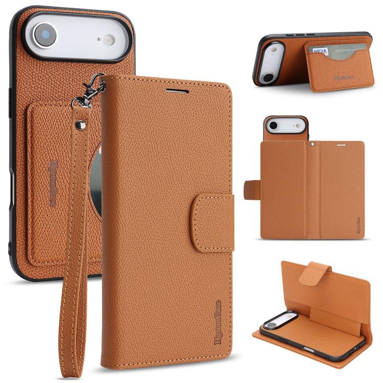 Custodia portafoglio magnetica in ecopelle per iPhone Air
