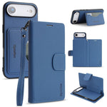 Custodia portafoglio magnetica in ecopelle per iPhone Air