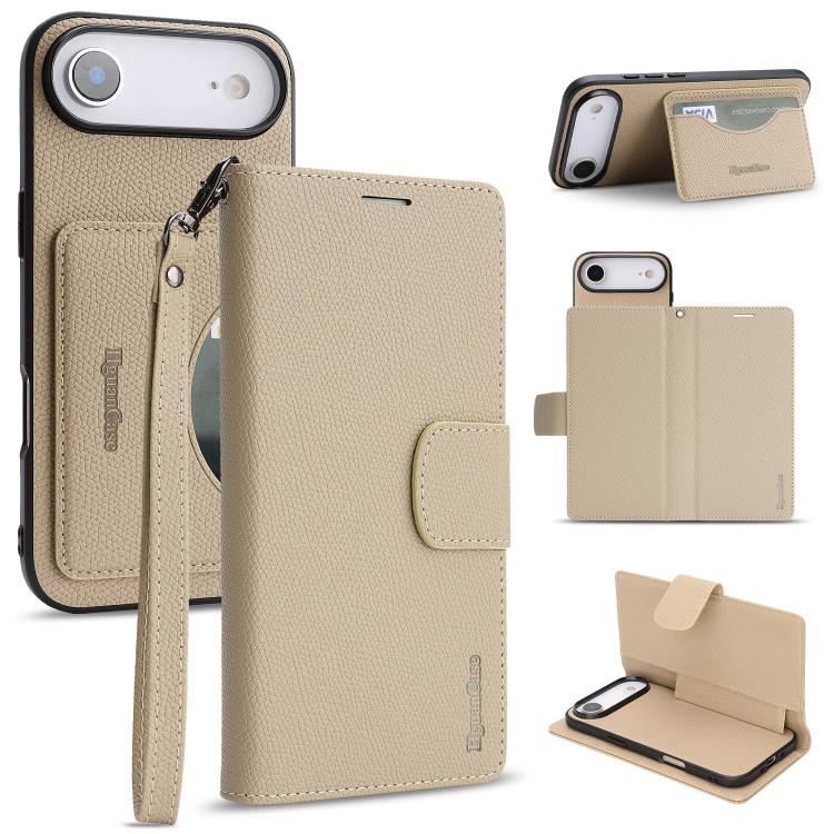 Custodia portafoglio magnetica in ecopelle per iPhone Air